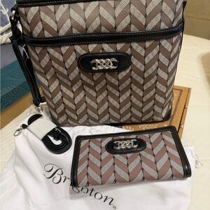 Brighton Black Journey Cross-Body Interlok Braid